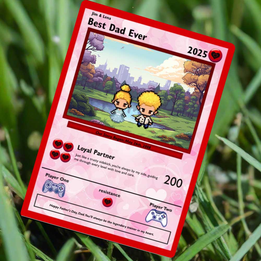 Daughter to Dad Card - Build Your Own