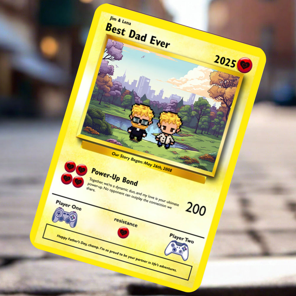 Dad to Son Card - Build Your Own