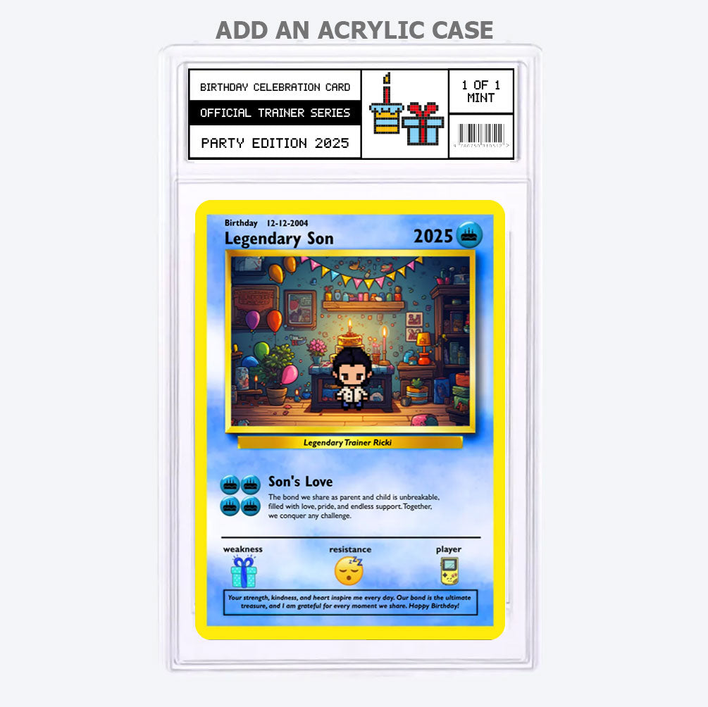 Son Birthday Card - Build Your Own