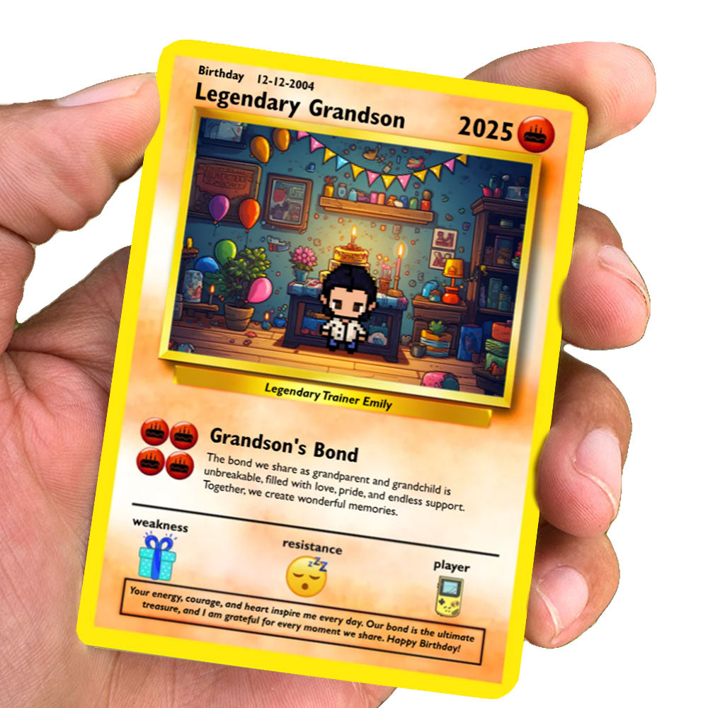 Grandson Birthday Card - Build Your Own