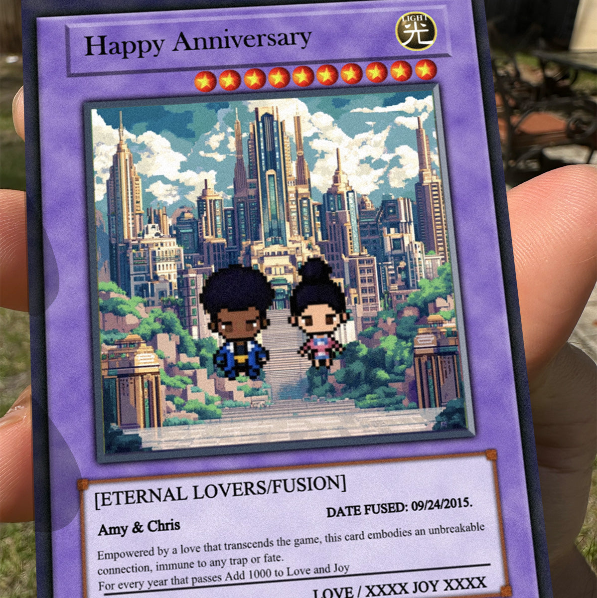 Yu-gi Love Anniversary Card - Build Your Own