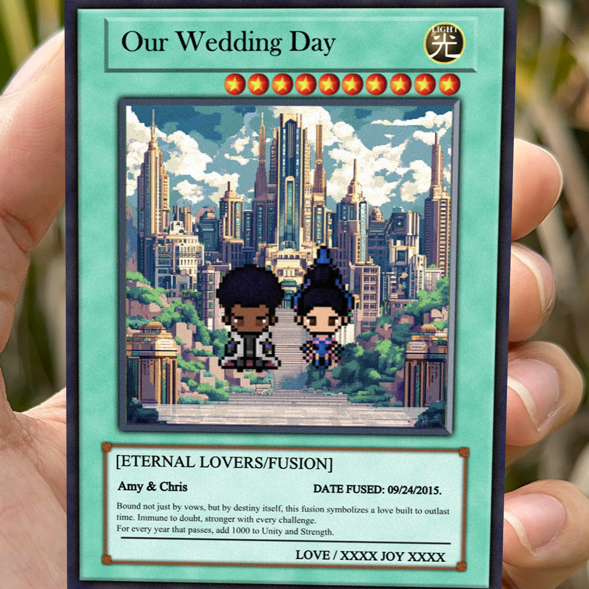 Yu-gi Love Wedding Card - Build Your Own
