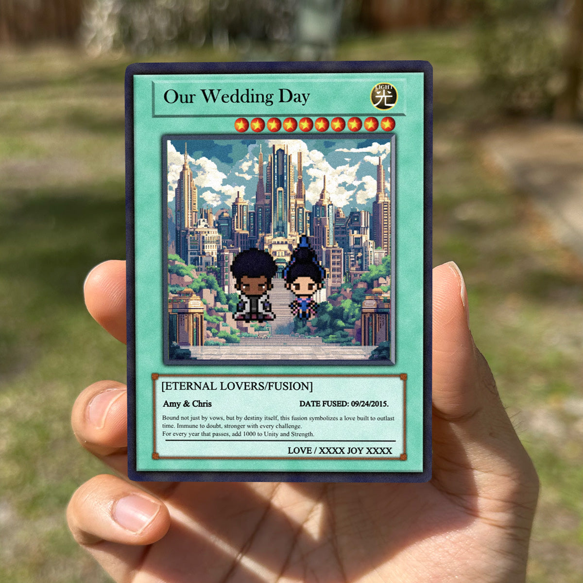 Yu-gi Love Wedding Card - Build Your Own