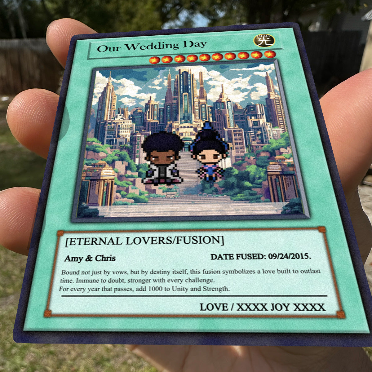 Yu-gi Love Wedding Card - Build Your Own