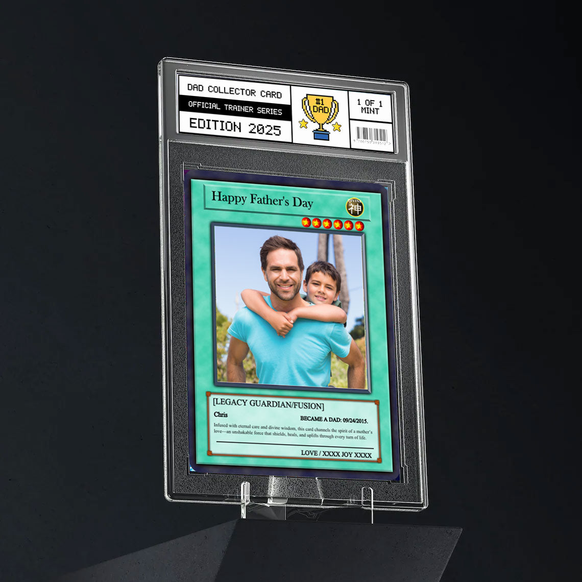 Yu-Gi-Love Father's Day Card - Photo