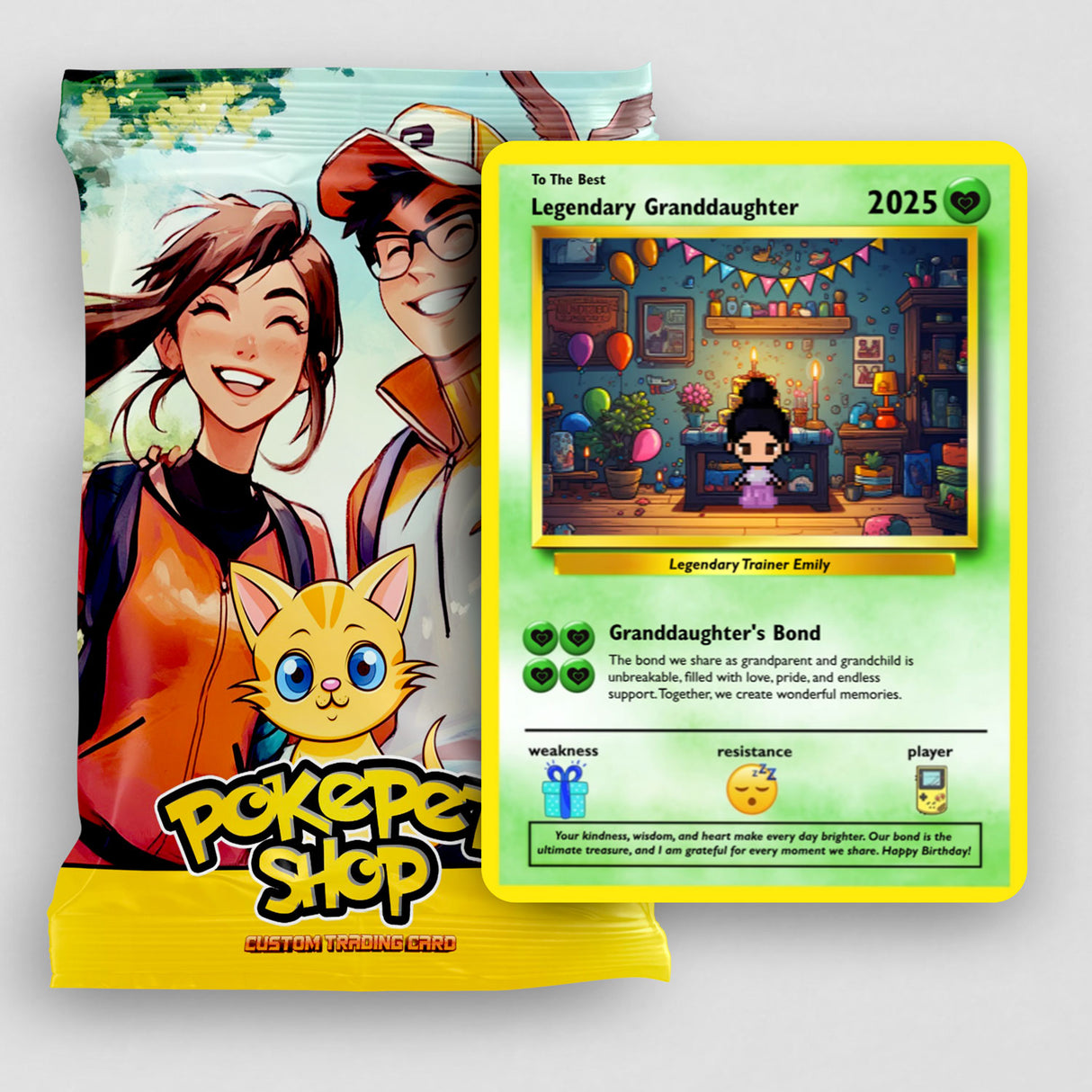 Granddaughter Card - Build Your Own