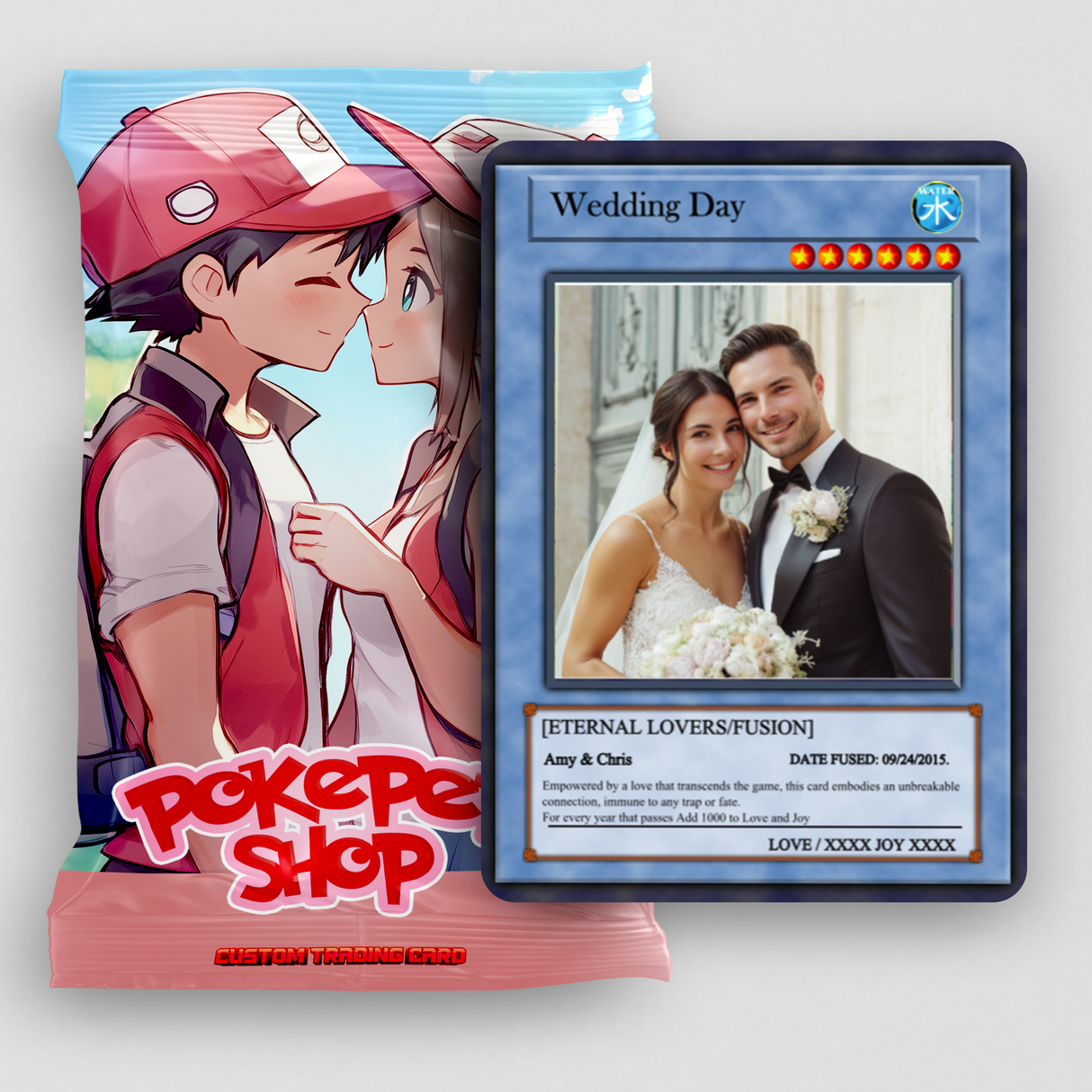 Yu-Gi-Love Wedding Card - Photo