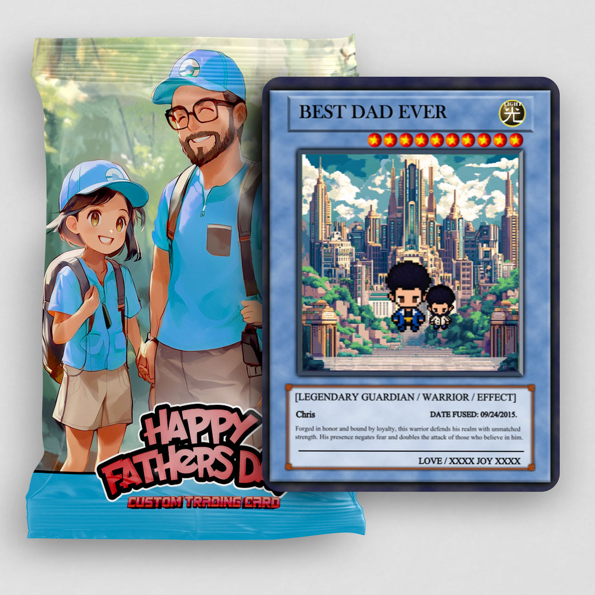 Yu-gi Love For Dad Card - Build Your Own