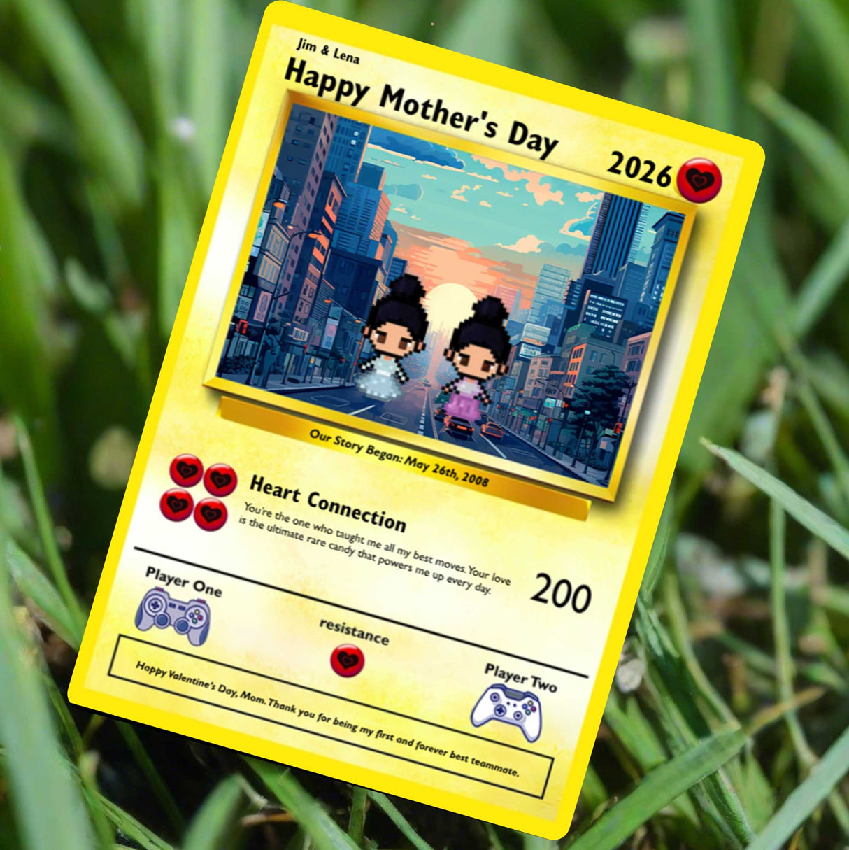 Daughter to Mom Card - Build Your Own