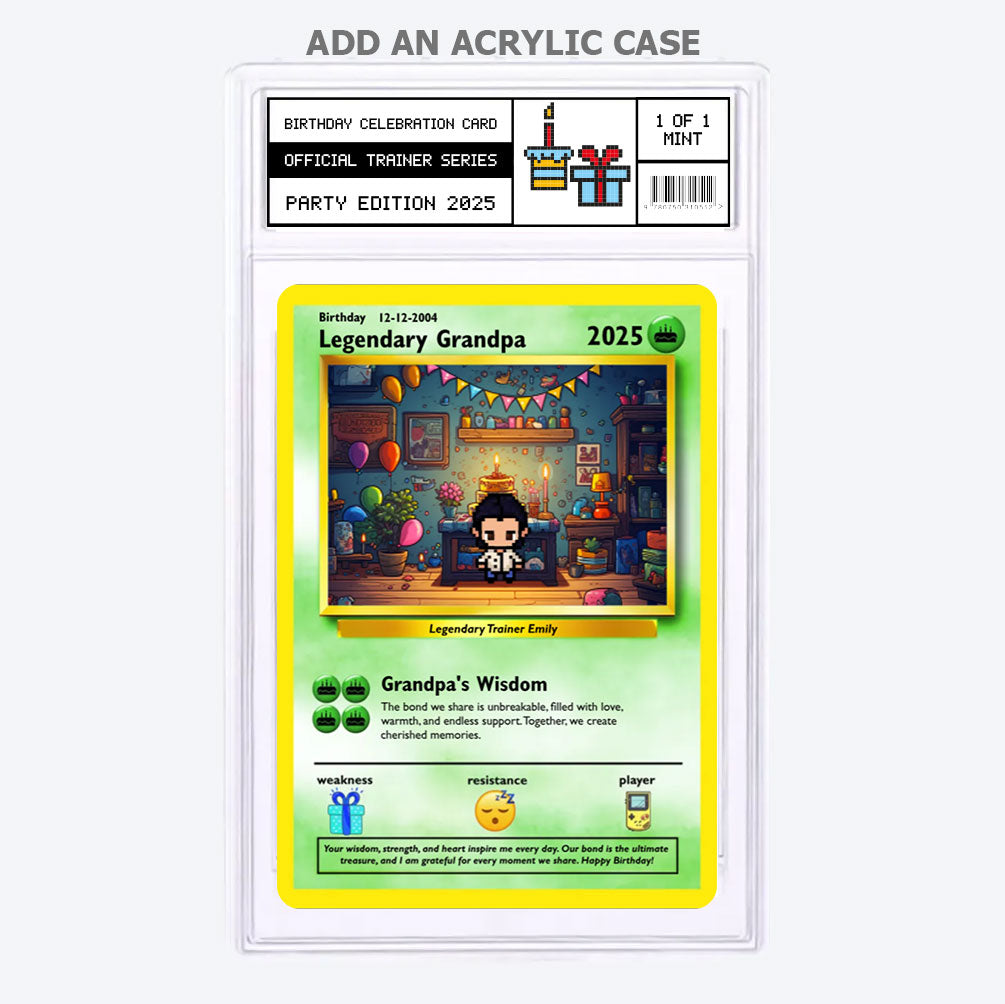 Grandpa Birthday Card - Build Your Own