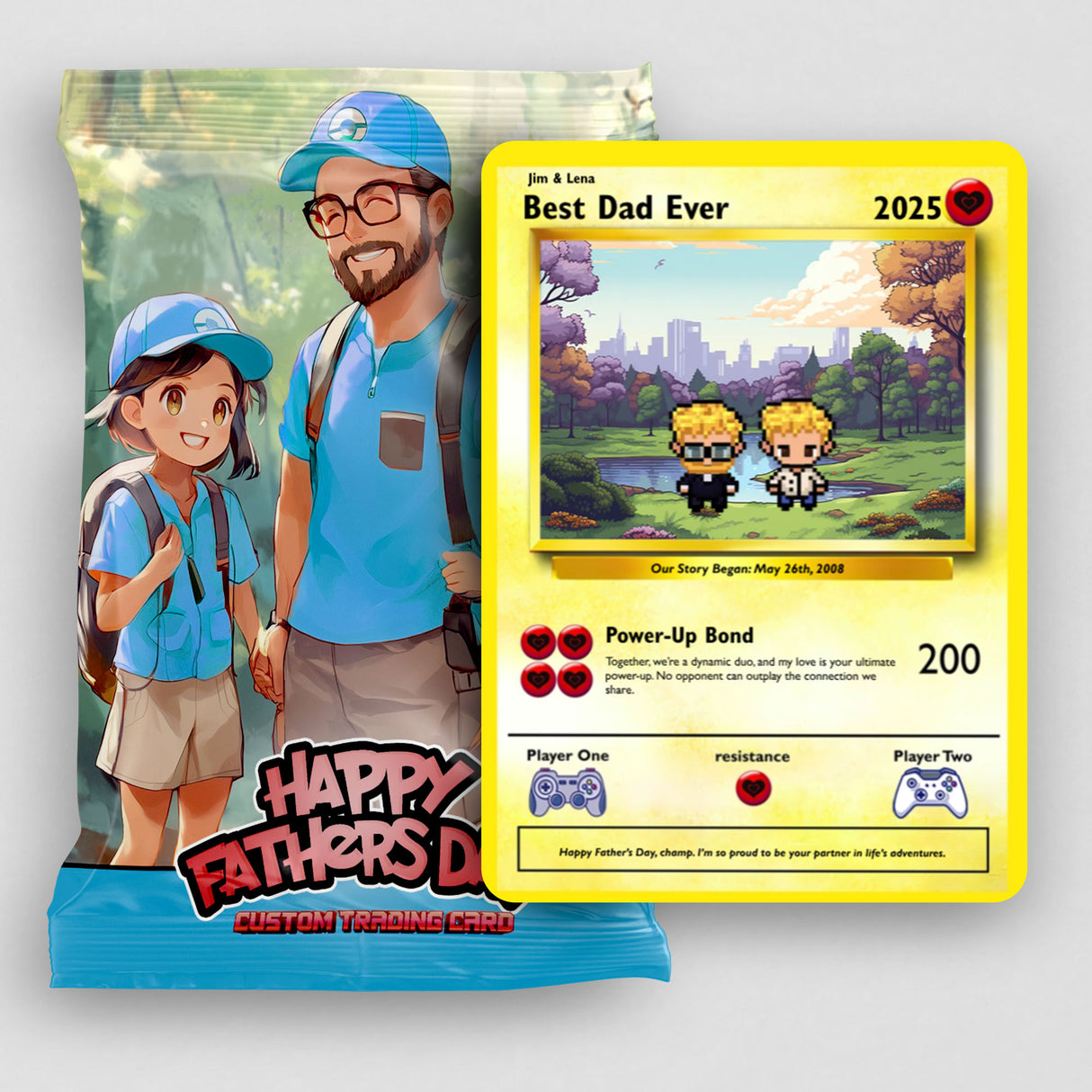 Dad to Son Card - Build Your Own