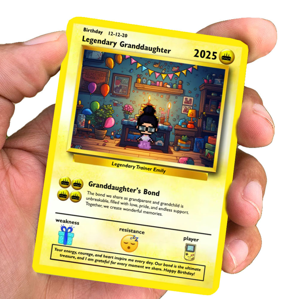 Granddaughter Birthday Card - Build Your Own -