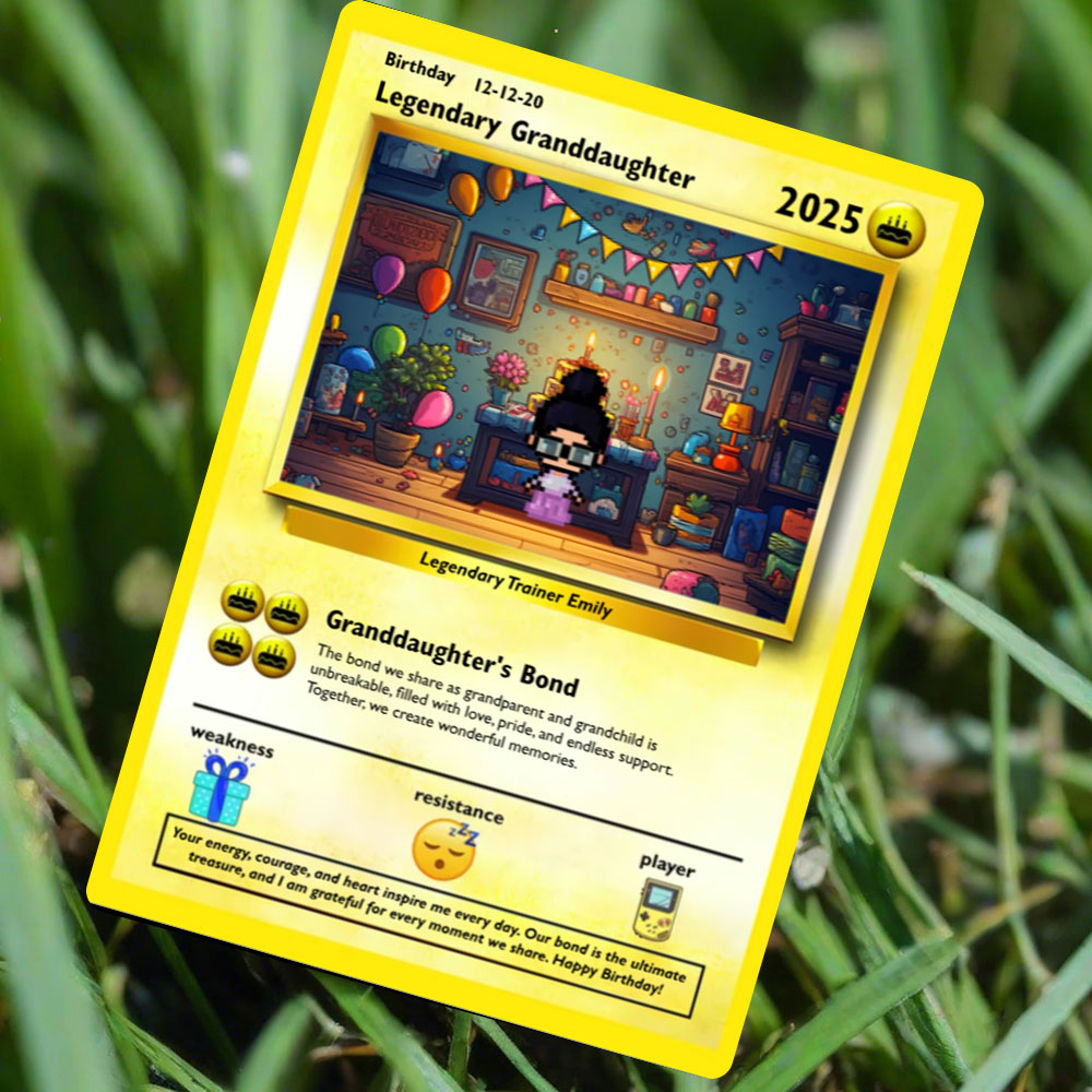 Granddaughter Birthday Card - Build Your Own -