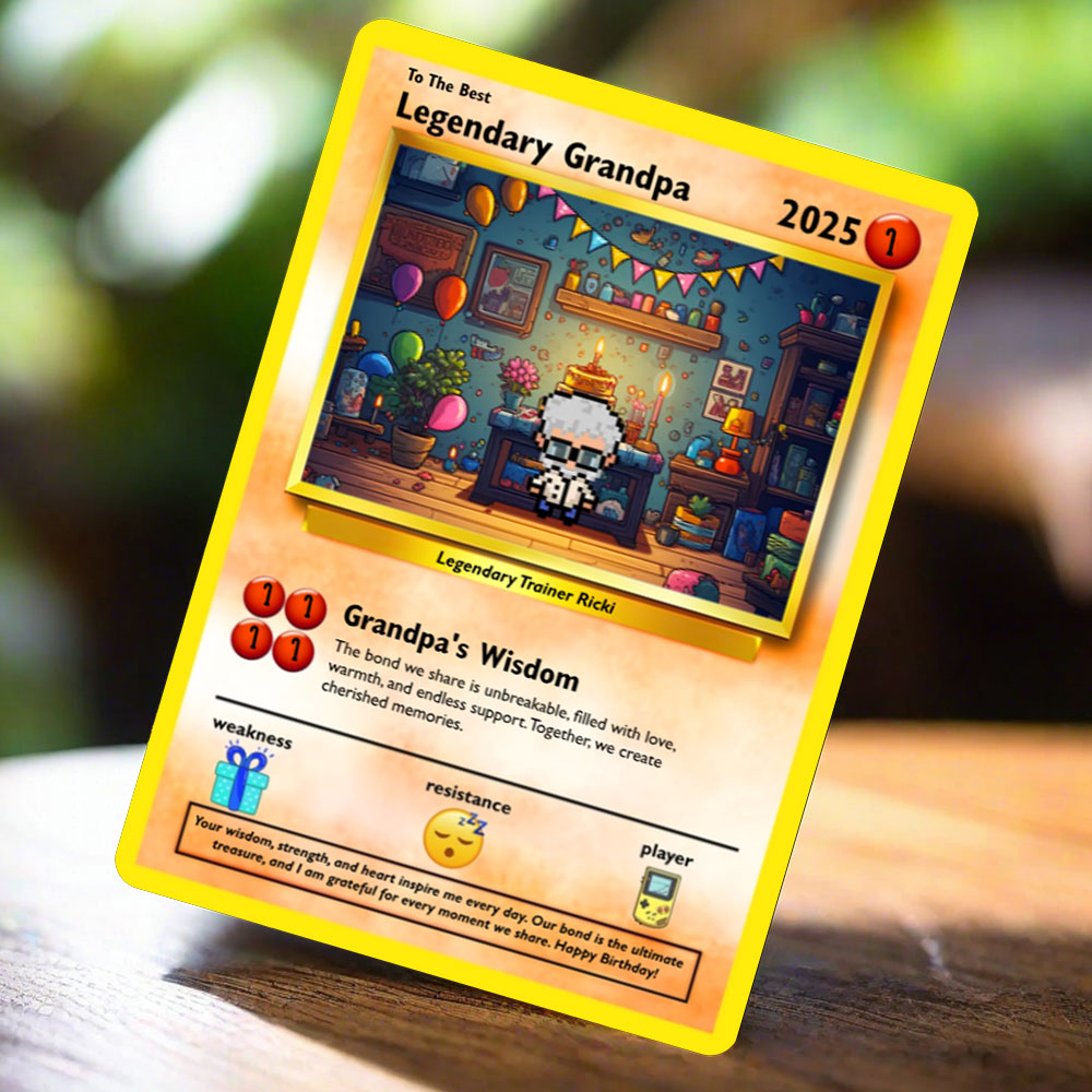 Grandpa Card - Build Your Own