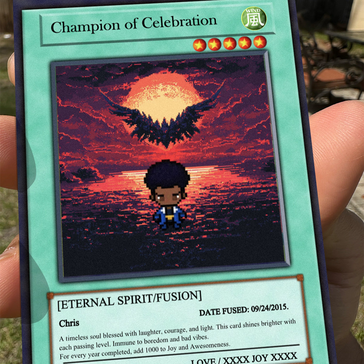 Yu-gi Love birthday Card  - Build Your Own