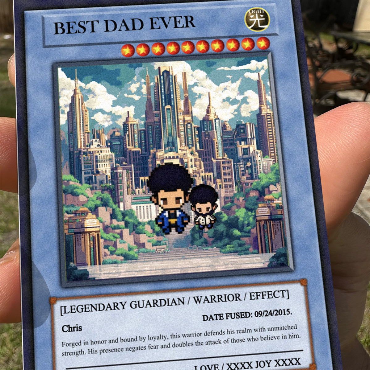 Yu-gi Love For Dad Card  - Build Your Own