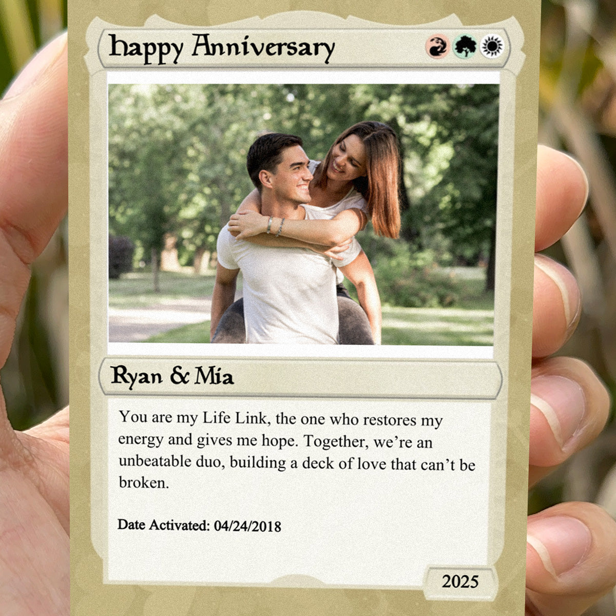 Love The Gathering Anniversary Card  - Photo