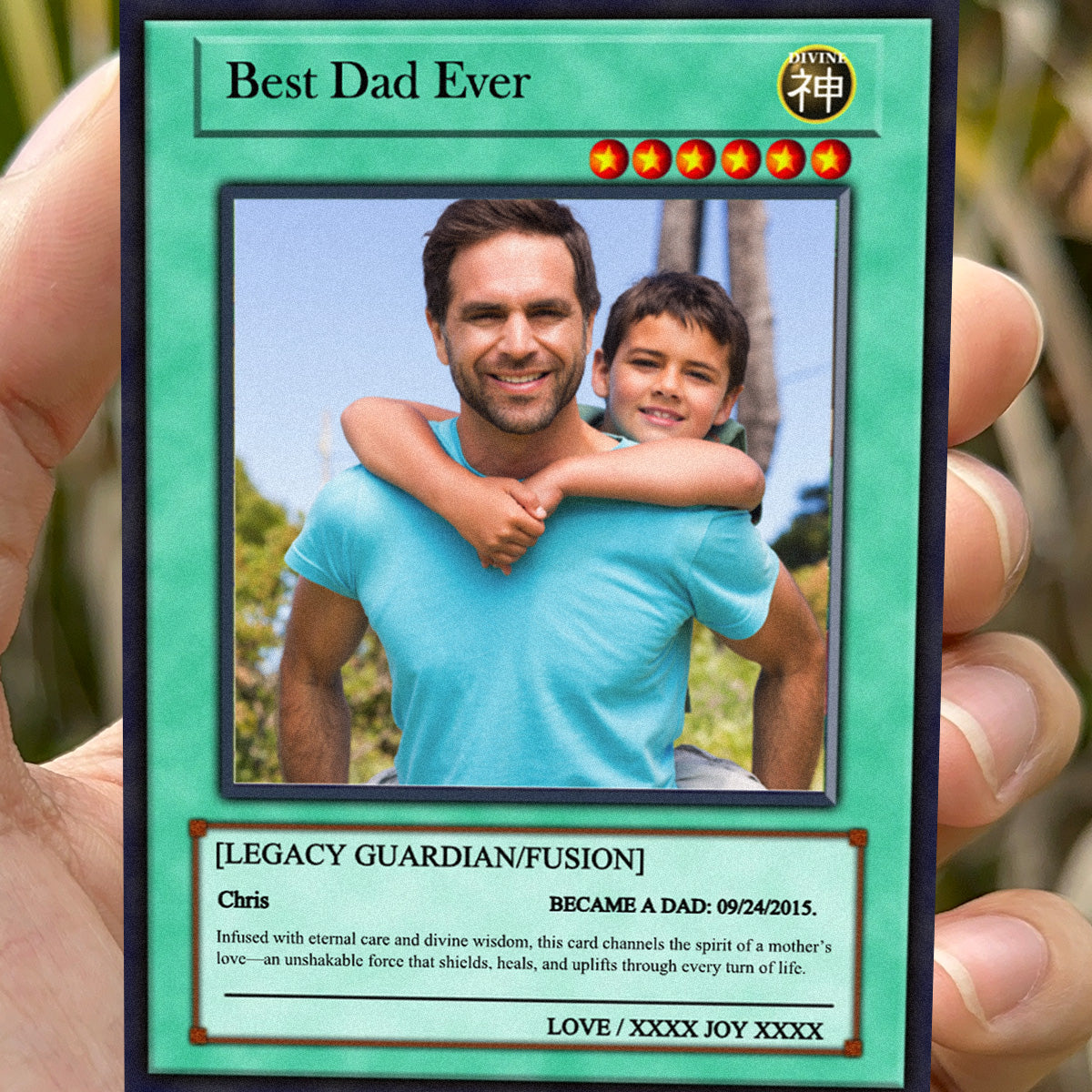 Yu-Gi-Love Father's Day Card  - Photo