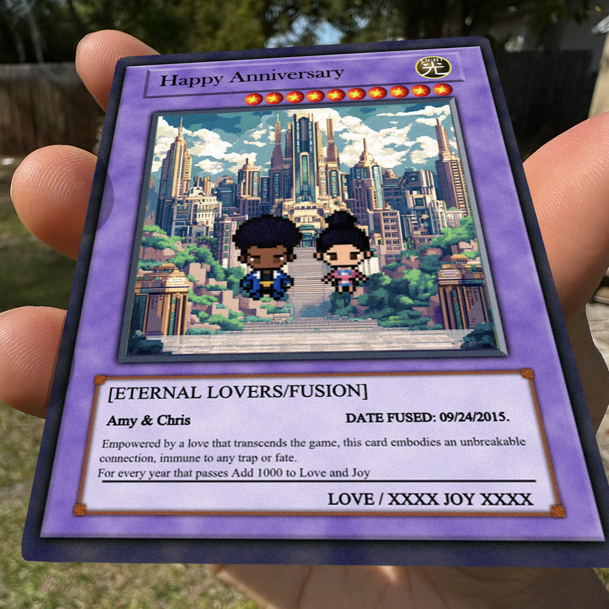 Yu-gi Love Anniversary Card  - Build Your Own