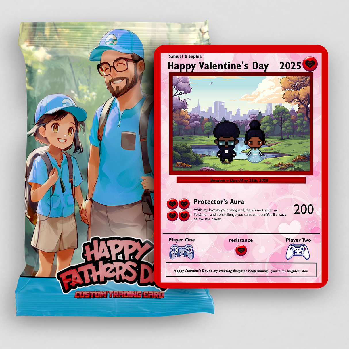 Dad to Daughter Card - Build Your Own