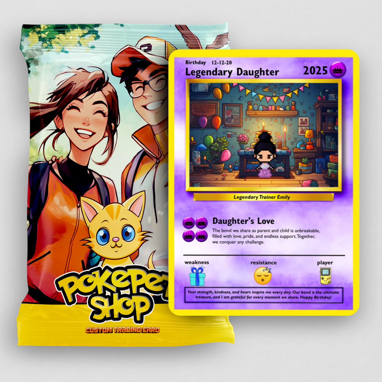 Daughter Birthday Card - Build Your Own