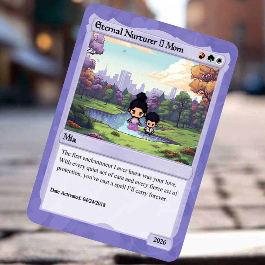 Love The Gathering For Mom Card  - Build Your Own